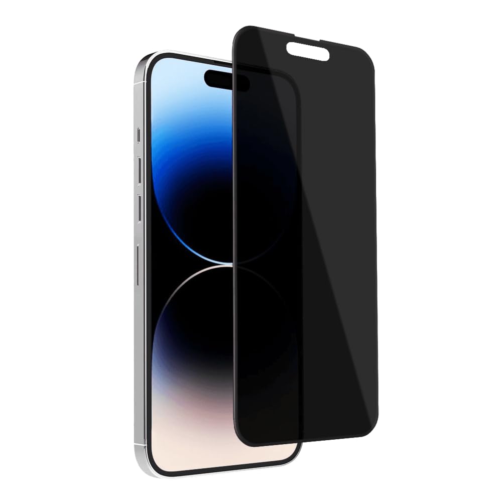 CASETiFY Impact Privacy Screen Protector [Strengthened 9H aluminosilicate glass, applicator included] for iPhone 15 Pro Max