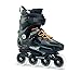 Rollerblade Twister 80 Twincam ILQ 7 Plus Bearings Inline Skates, Black/Urban Orange, US Men's 11