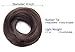 PrettyWit Hairpieces Short Curly Hair Extension Messy Bun Updo Piece Wig Scrunchy Bridal-Dark Brown 4