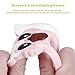 Baby Teething Toys, Infants Teether Toy by AiKiddo Cute Squirrel Soft Silicone, Safe Soothing Toy Gum Massager for Babies, Infants and Toddlers - BPA Free, FDA Certified - Perfect Baby Gift (Pink)