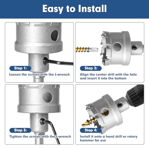16Pcs Upgrade Heavy Duty Carbide Hole Saw Kit photo 11