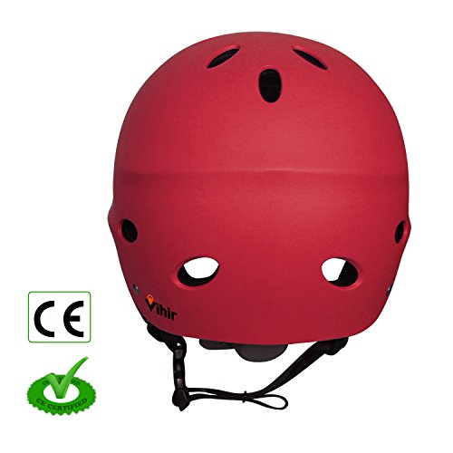 Vihir Adult Water Sports Skate Bike Helmet with Ears Adjustable Multi Skating Skateboard Scooter Surf Men Women Dial Helmet