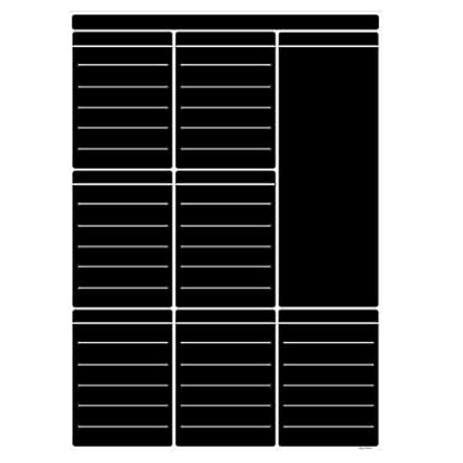 SNOWINSPRING A3 Magnetic Dry Erase Whiteboard Sheet Nevera de ...