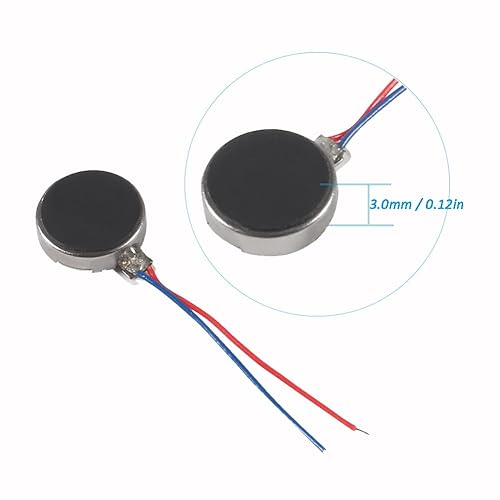 30pcs Mini Vibration Motors 10x3mm Flat Coin Button-Type Vibrating Motor 12000rpm DC 3V Self Adhesive Vibration Motor for DIY Mobile Cell Phone Pager Tablet Toys in Dubai - UAE | Whizz Motor 30pcs Mini Vibration Motors 10x3mm Flat Coin Button-Type Vibrating Motor 12000rpm DC 3V Self Adhesive Vibration Motor for DIY Mobile Cell Phone Pager Tablet Toys in Dubai - UAE | Whizz Motor