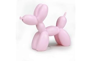 Eonyea Balloon Dog Mini Art Animal Small Statue (Pink)