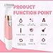 Electric Shaver for Women，face Electric Bikini Razors Trimmer for Women,for Women’s Legs，Face，Lips，Underarms，Arm Area，USB Rechargeable Womens Electric Razor - Safe and Easy to Clean Waterproof