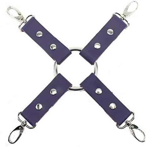 Leather Innovations Hogtie Unbreakable Handmade Sturdy Thick Latigo Leather (Purple)