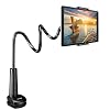 Gooseneck Tablet Holder Stand for Bed: Tryone Adjustable Flexible Arm Tablets Mount Clamp on Table Compatible with iPad…
