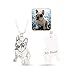 Wisdoy Personalized Pet/Cat/Dog Photo Necklace 925 Sterling Silver Pendant Chain Custom Picture Necklaces Handmade Gift for Men/Women/Girls/Boys/Mother