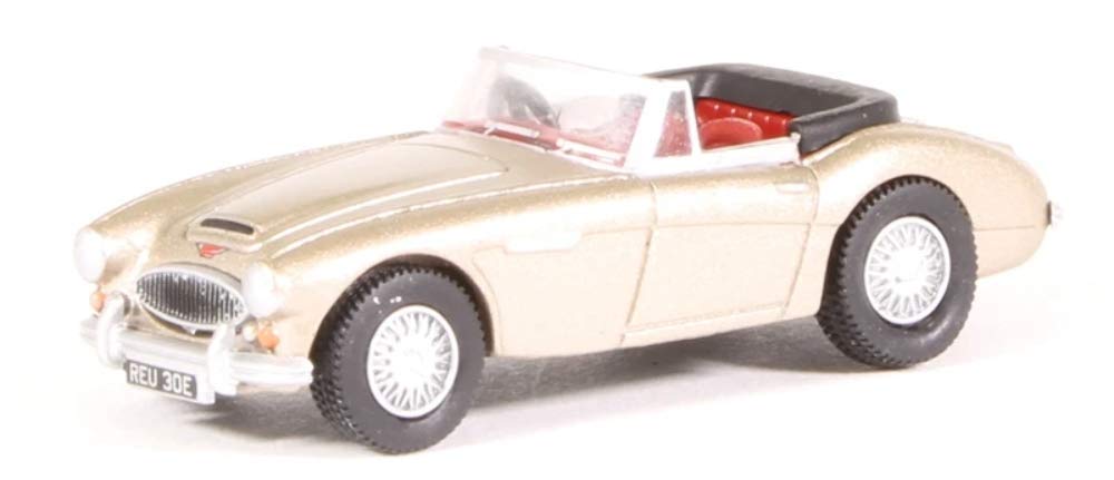 Oxford Diecast 76AH3005 Austin Healey 3000 Metallic Golden Beige