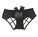 G.romtic Cheeky Cut Cage-Back Hipster Panty Lingerie Women Underwear One Size (Black)