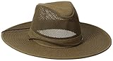 Henschel Crushable Soft Mesh Aussie Breezer Hat, Earth, Medium