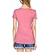 Fashionazzle Women's Basic Solid Short Sleeve Loose Fit T-shirt Rayon Top