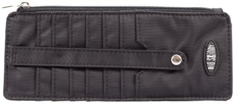 Big Skinny Women's Jaguar Credit Card Slim Wallet, Holds Up to 25 Cards