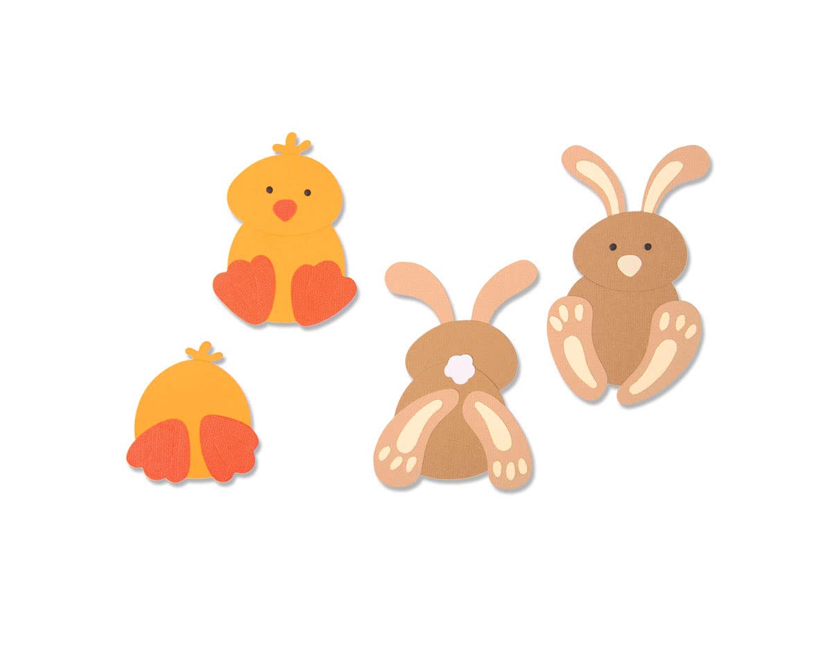 Sizzix Bigz Die 664388, Spring Friends by Kath Breen, Mulitcolour, One Size