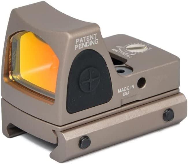 FIRECLUB Airsoft RMR style Mini Red Dot Sight Black w/Side ON/OFF switch