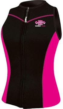 Amazon Watermove ウォータームーブ レディース 女性用 ノースリーブベスト 保温水着 Wmv あったか水着 フィットネス水着 ダイエット 大きなサイズ 水泳 プール シニア ブラック ピンク Lbb Water Move ウォータームーブ レディースフィットネス 競泳 水着