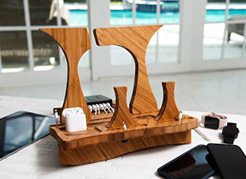 Valet Charging Station Apple Watch AirPods Dock iPhone iPad Pro Pencil TV Stand Beats Father Dad Mother Mom Him Men Free Ship The Valet Dock