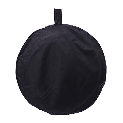 Collapsible 2 in 1 Oval Reflector 24 x 36 inch (60 x 90cm) Soft Box Lighting Photo Photography Video Studio Silver White Reflectors Disc - Thumbnail 3