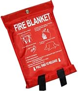 Artis Fibreglass Fire Blanket 1m x 1m Quick Release Home Kitchen Safety view 1