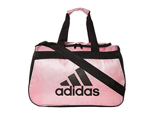 adidas Limited Edition Diablo Small Duffel Gym Bag in Bold Colors - (Gala Pink/Black)
