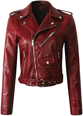 最安値！ melt the lady fake leather jacket Ladies Leather Biker Jacket Quilted Matte Black Gold Zip Real