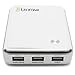 Lenmar Helix 11000 mAh 3 USB Port (4.4A total) Power Bank External Portable Charger Battery Pack for Charging Batteries of iPhone 4 5 6 6 Plus iPad Android Galaxy S5 S4 S3 Note 3 Note 4 Phones Tablets and other USB Powered Devices with Micro USB Cable, White