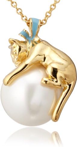 [VENDOME BOUTIQUE] Cat Pearl Ladies Necklace VBTP220355DW
