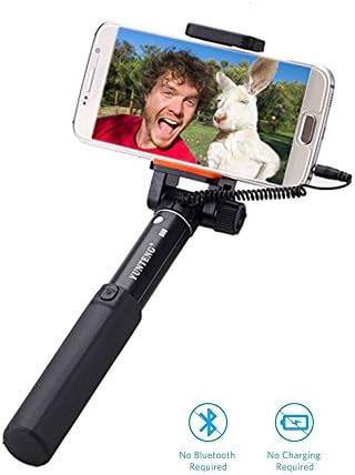 Bowada Handheld Portable WIRED Selfie Stick for iPhone 6 6s Plus, Android &amp; All SmartPhones