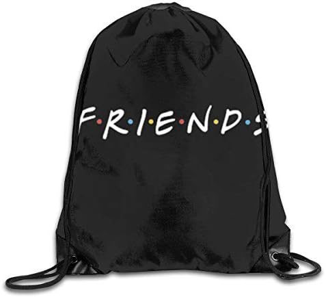 Haiyaner Friends TV Show Unisex Drawstring Bag Gym Sport Bags Cinch Sacks Travel Hiking Backpack