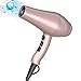 Negative Ionic Hair Dryer Ceramic Blow Dryer 1875W Powerful Professional Hair Dryers 2 Speed and 3 Heat Settings with Concentrator, Blue