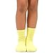 TeeHee Kids Girls Cotton Basic Crew Socks 6 Pair Pack (6-8Y, Polka Dots)