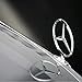 Mercedes Benz Vehicle Hood Star Emblem Badge,For Mercedes Benz all S serie,E serie,C serie,W series, etc. (Bright silver)
