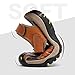 Sandals for Men Leather Closed Toe Sandles Men's Athletic Sports Hiking Fisherman Walking Strap Shoes