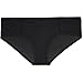 adidas Women's Superlite Hipster Underwear (1-Pack), Black/Matte Silver, MEDIUM