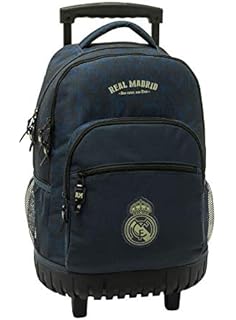 Safta Mochila Grande Ruedas Compact Real Madrid, (611834818): Amazon.es: Juguetes y juegos