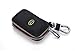 YIKA Car key Chain bag Genuine Leather VIP Car Smart KeyChain Keyring Wallet Zipper Case Auto Remote Key Fob For Mercedes Benz VW Audi BMW Porsche Jeep Lexus