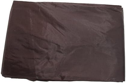 Brown 8Ft Rip Resistant Oxford Cloth Pool Table Billiard Cover w Elastic Corners