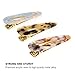 Ryalan 10Pcs Fashion Acrylic Hair Clips Non-Slip Large Barrettes Geometric Acrylic Resin Alligator Hair Clip Hair Pins Barrettes for Women Ladies Hair Accessories