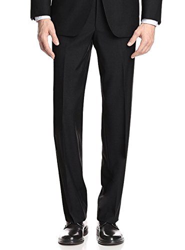 GN GIORGIO NAPOLI Presidential Two Button Mens Suit Modern Classic Fit (44 Regular US / 54R EU/W 38", Black) - Thumbnail 3