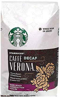 Coffee Starbucks Coffee – Whole Bean Coffee - Choose from House Breakfast Blend Espresso Pike Place & More - Gourmet Gifts 5 LB 80 Oz Caffiene Cup Starbucks Cup Tumbler (Decaf Caffe Verona)