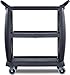 Carlisle FoodService Products Plastic Bussing Cart, 300 lb Capacity, 36.25