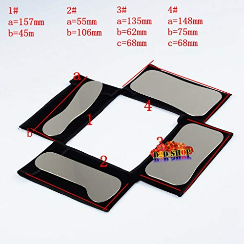 Christzo 4 x Dental Intraoral Clinic Stainless Steel Photography Mirror & 10PCS Mouth Opener