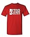 Star Labs Adult DT T-Shirt Tee (Medium, Red)