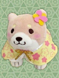 Amazon 忠犬もちしば 着物ぬいぐるみ さくら 単品 ぬいぐるみ おもちゃ