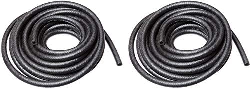 HBD Thermoid NBR/PVC SAE30R7 Premium Fuel Line Hose, 3/8" x 25' Length, 0.375" ID, Black (2-(Pack))