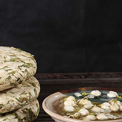 200g (0.44LB) Tè al gelsomino secco Bud Fiore Tè Verde Pu-erh Torta del tè Fioritura tisana tè profumato Tè floreale Tè… - immagine 7