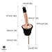 Wine Pourer Spout 12 Pack Stainless Steel Liquor Bottle Pourer Tapered Pour Spout with 15 Dust Caps by Homestia, Rose