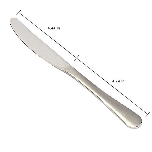MCIRCO Stainless steel Dinner Knife,Butter Knives Dinner Knife Set Table Knives Flatware Set Set of 8
