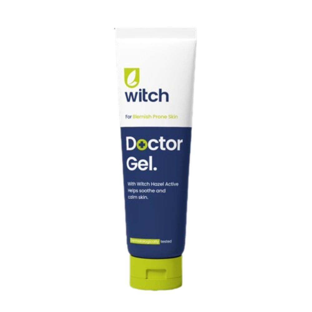 Witch Doctor Gel 35ml x 6 pack, with Witch Hazel helps calm and soothe skin. Packaging may vary